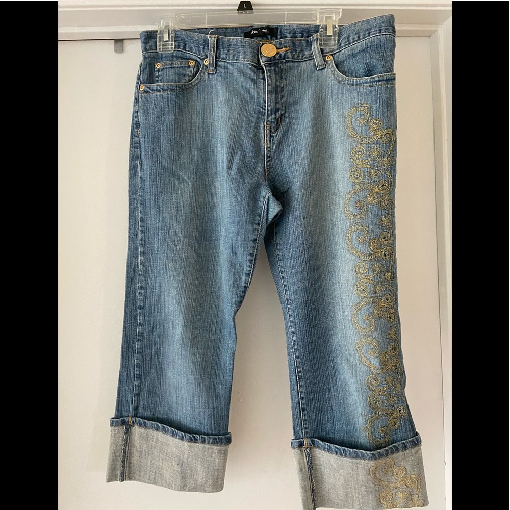 Denim capris